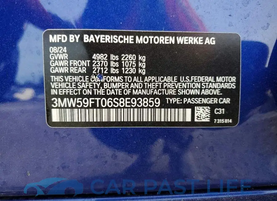 3MW59FT06S8E93859# 12