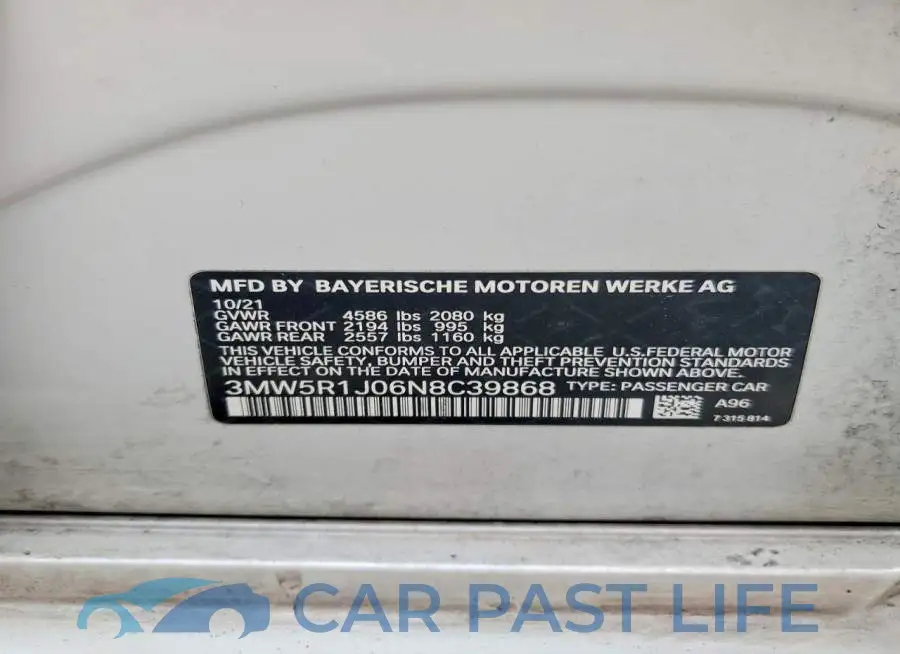 3MW5R1J06N8C39868# 12