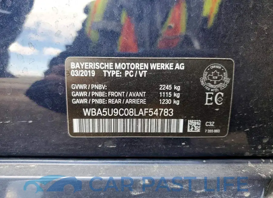 WBA5U9C08LAF54783# 12