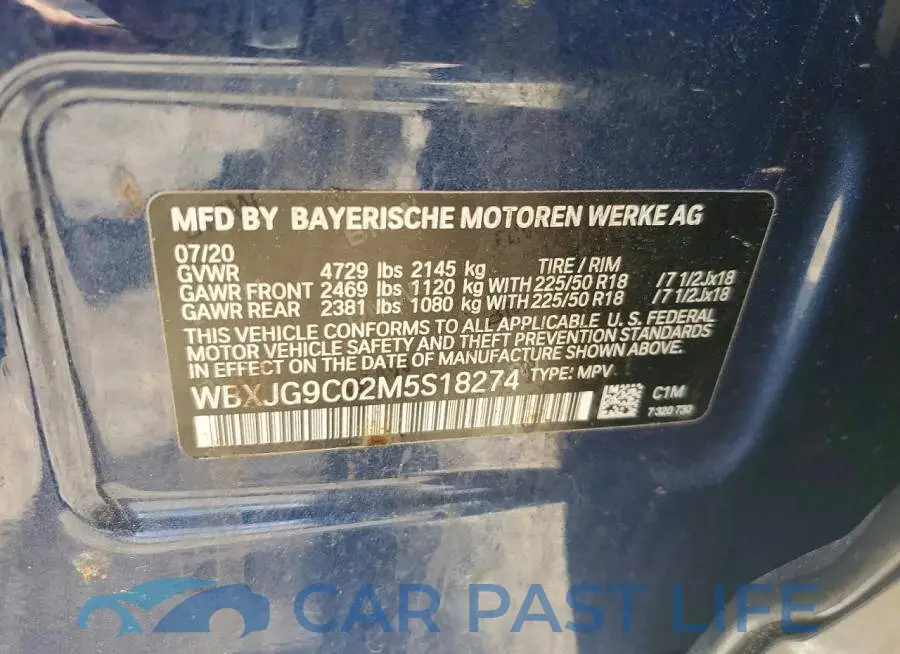 WBXJG9C02M5S18274# 12