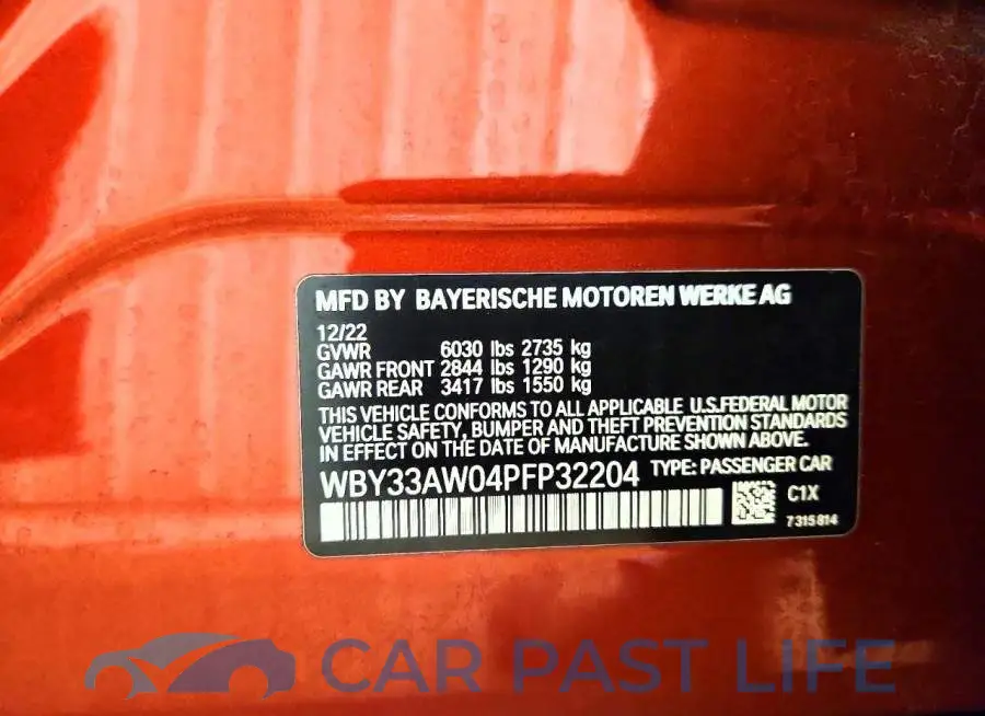 WBY33AW04PFP32204# 13