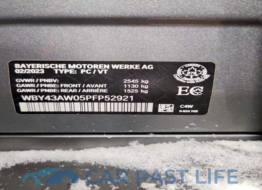 WBY43AW05PFP52921# 12