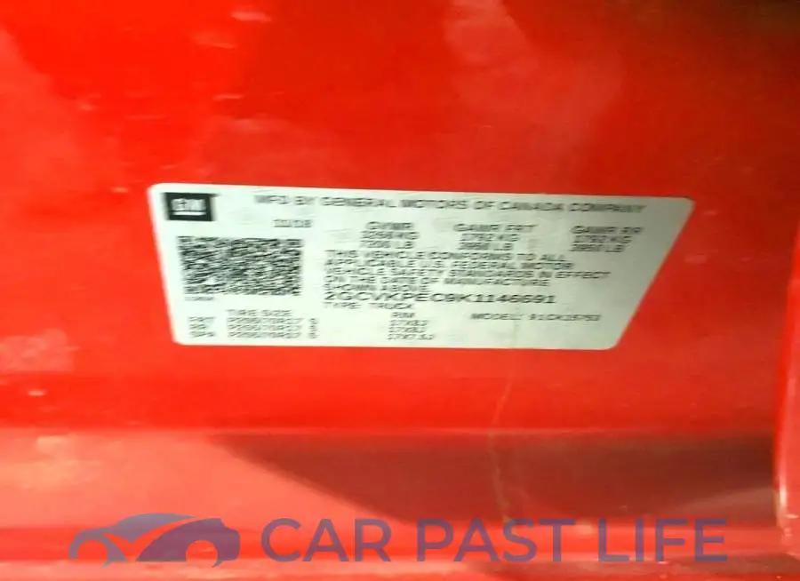 2GCVKPEC9K1146691# 12