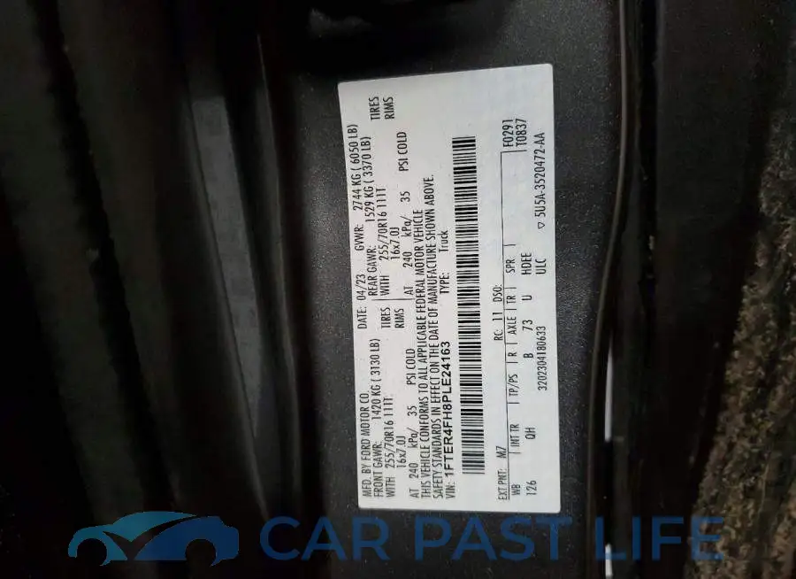 1FTER4FH8PLE24163# 12