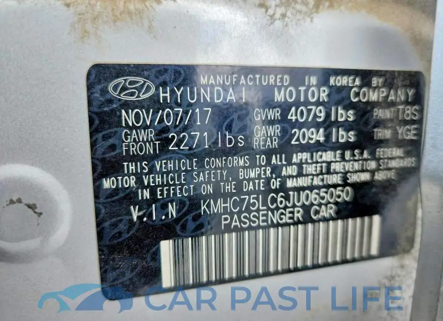 KMHC75LC6JU065050# 13