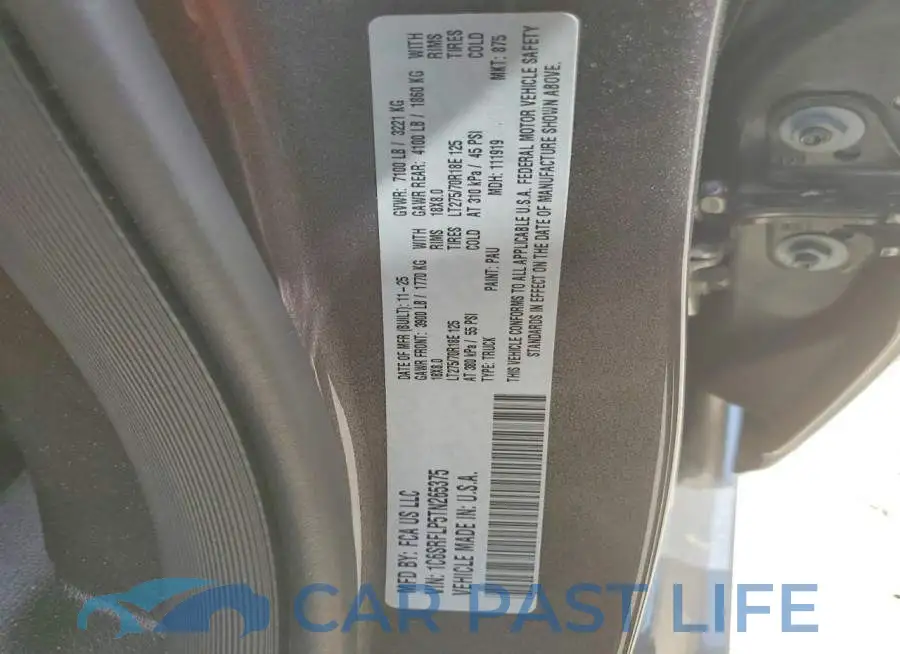 1C6SRFLP5TN265375# 12