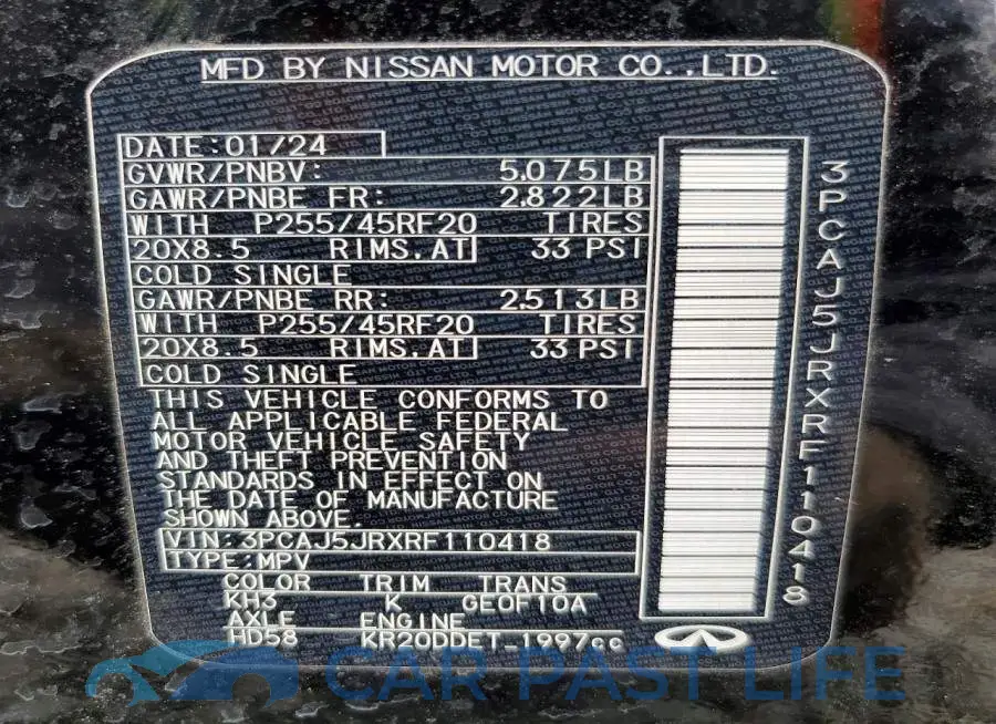 3PCAJ5JRXRF110418# 14