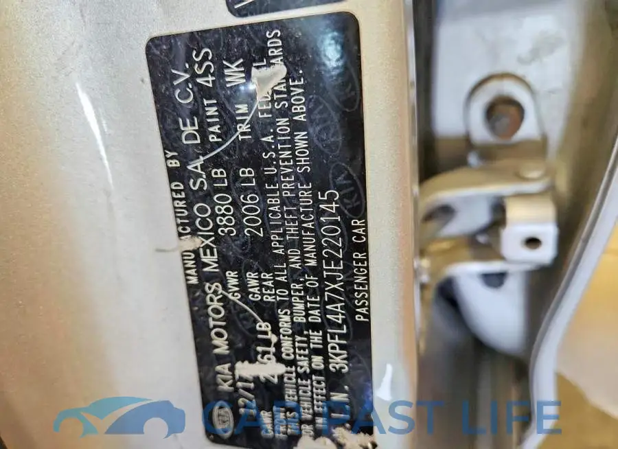 3KPFL4A7XJE220145# 12