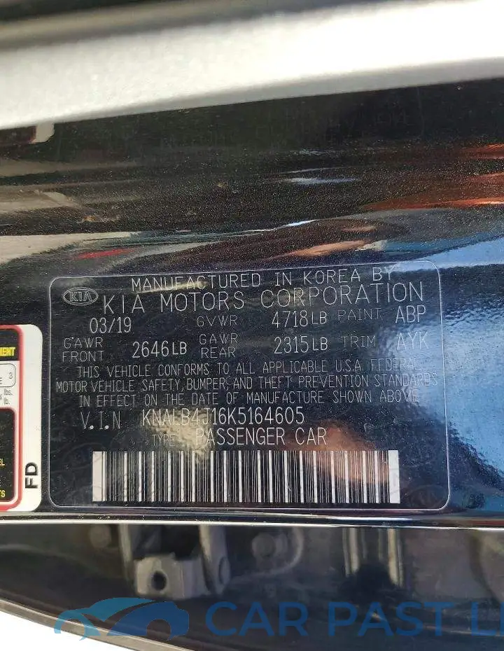 KNALB4J16K5164605# 12