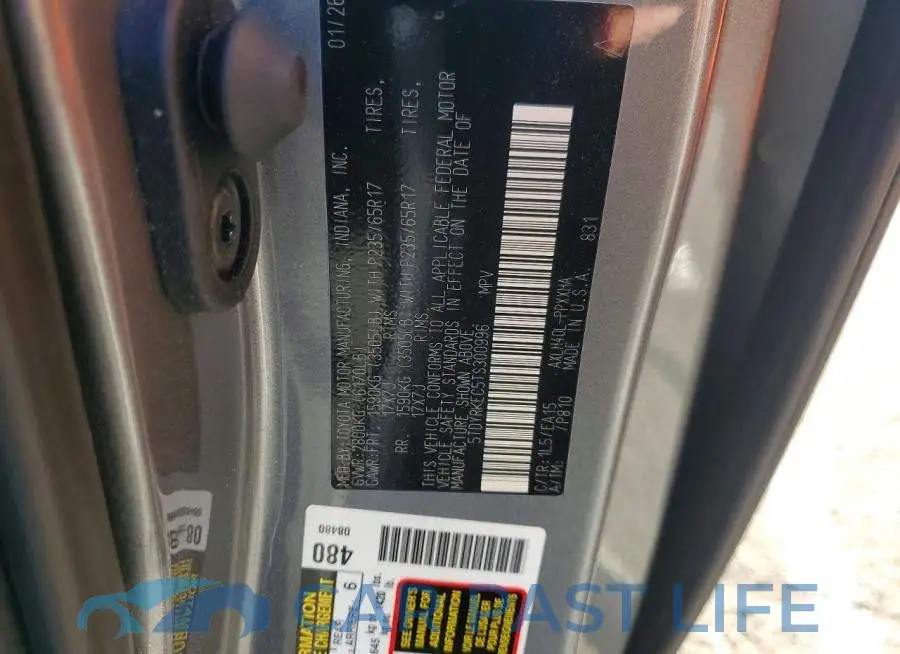 5TDYRKEC5TS300996# 14