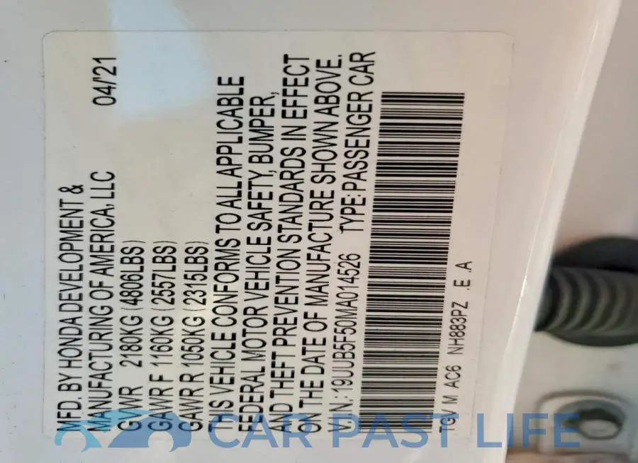 19UUB5F50MA014526# 13