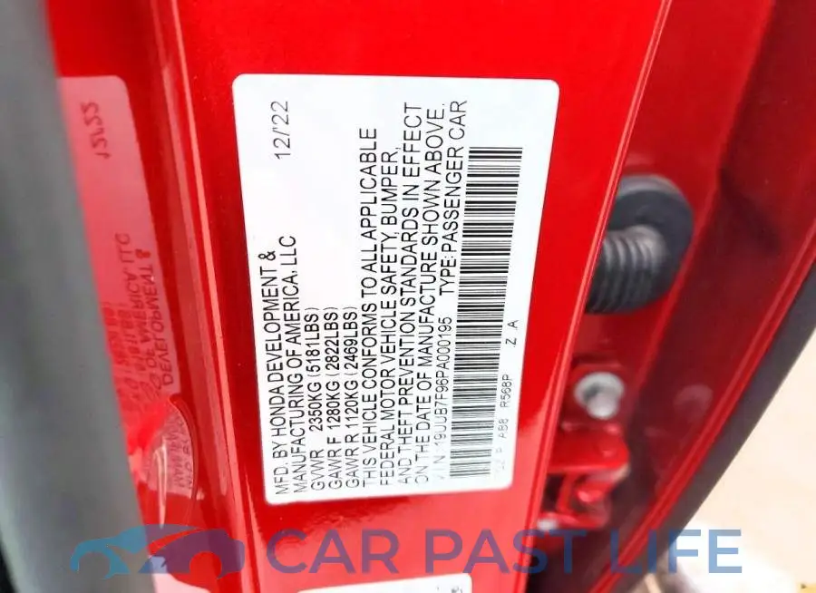 19UUB7F96PA000195# 12