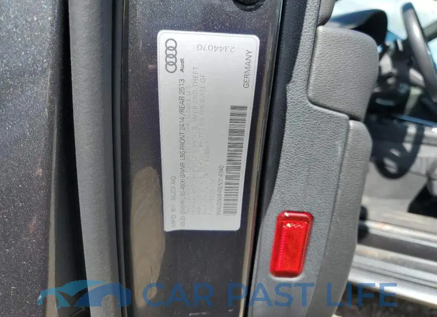 WAUDNAF45LN014340# 12