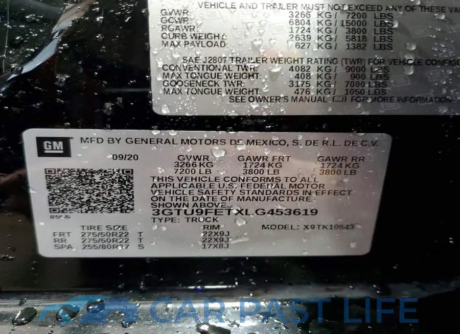 3GTU9FETXLG453619# 13