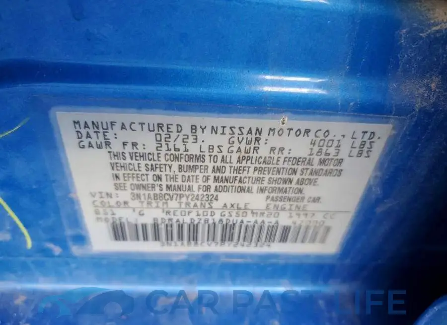 3N1AB8CV7PY242324# 12