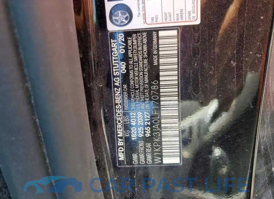 W1KPK3JA0LF170786# 12