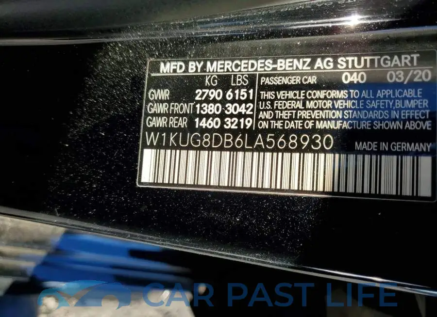 W1KUG8DB6LA568930# 13