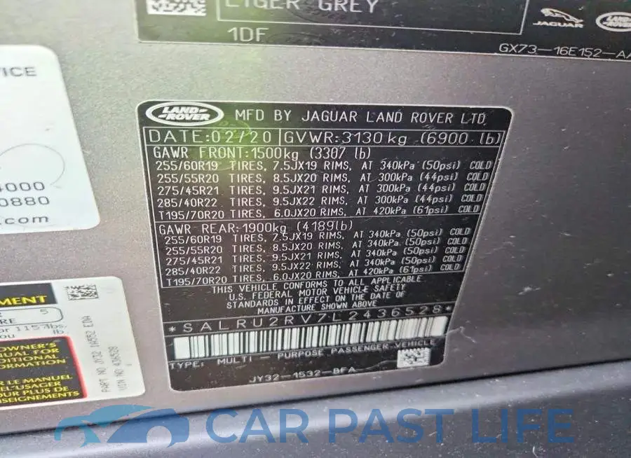 SALRU2RV7L2436528# 13