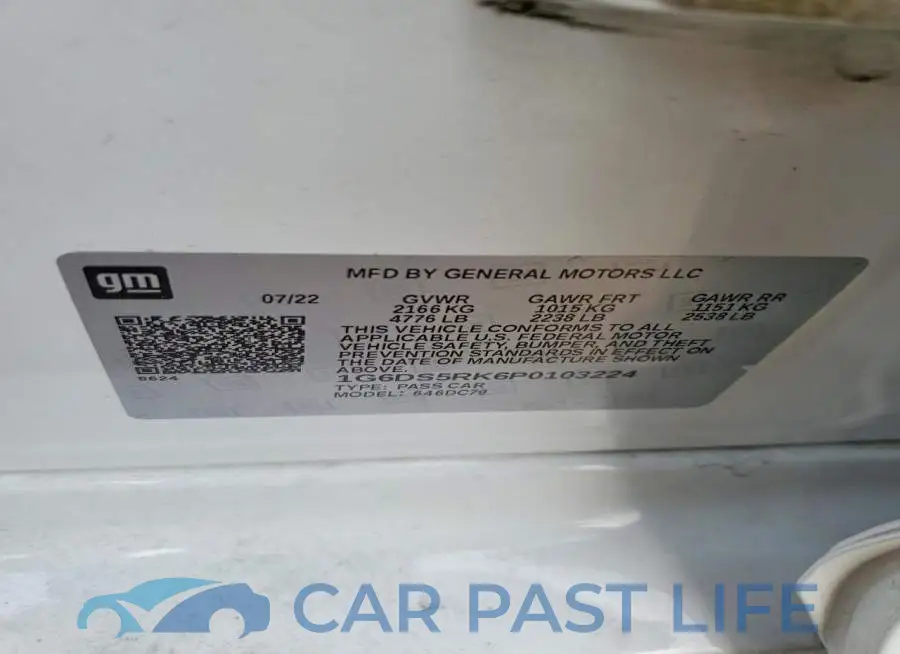 1G6DS5RK6P0103224# 12