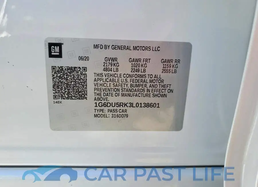1G6DU5RK3L0138601# 12