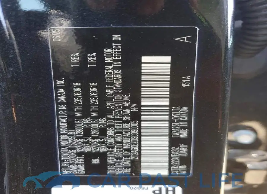 2T2AGCEZ0SC090005# 13