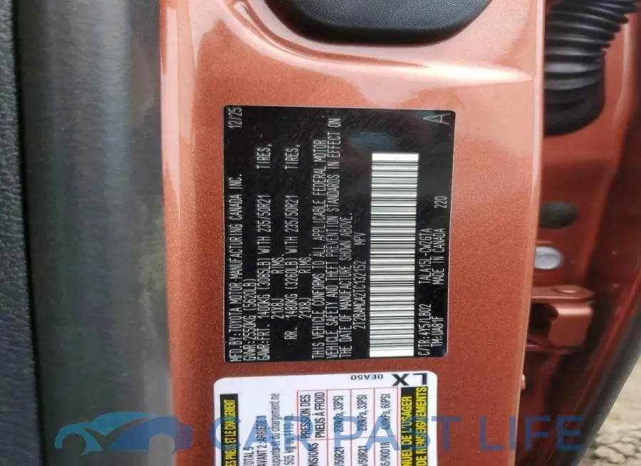 2T2BAMCA2TC132152# 13