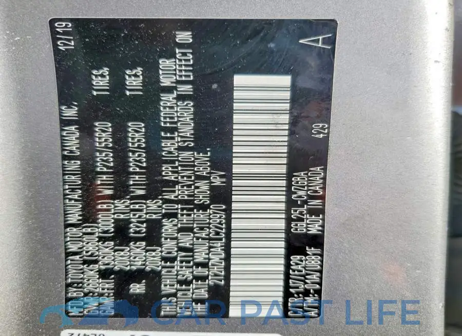 2T2HZMDA4LC229970# 13