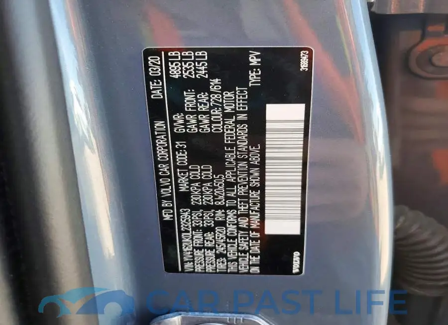 YV4162UK0L2325943# 14