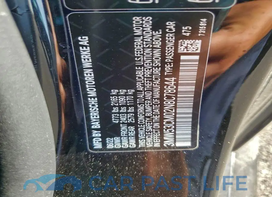 3MW53CM02N8C78644# 13