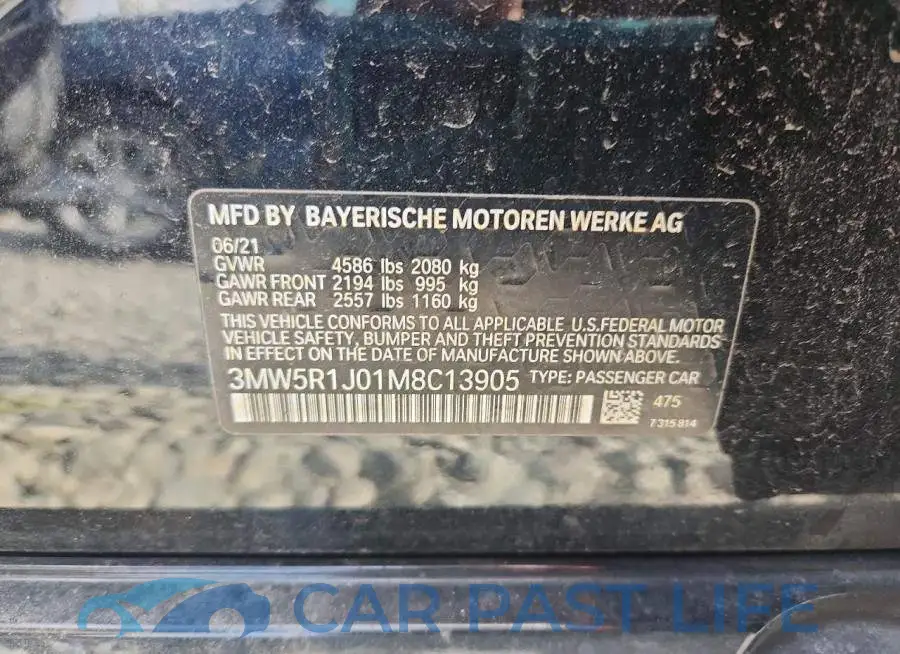 3MW5R1J01M8C13905# 12