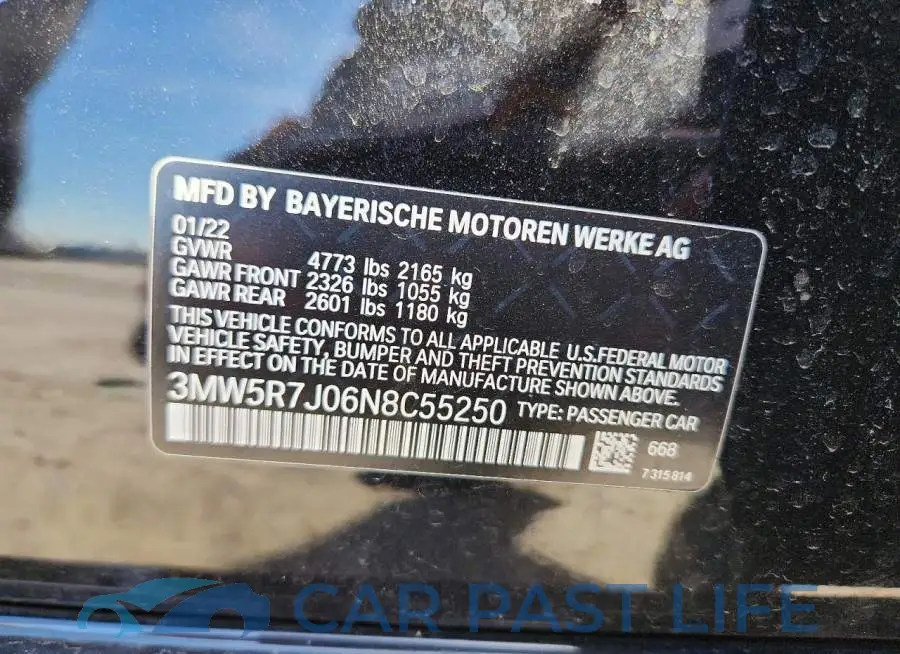 3MW5R7J06N8C55250# 12