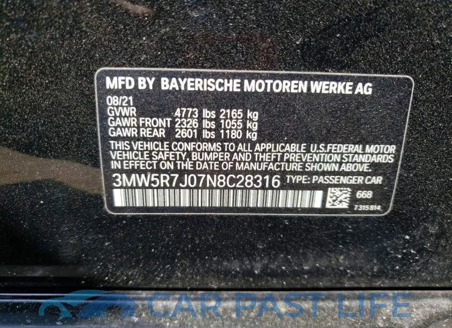 3MW5R7J07N8C28316# 12