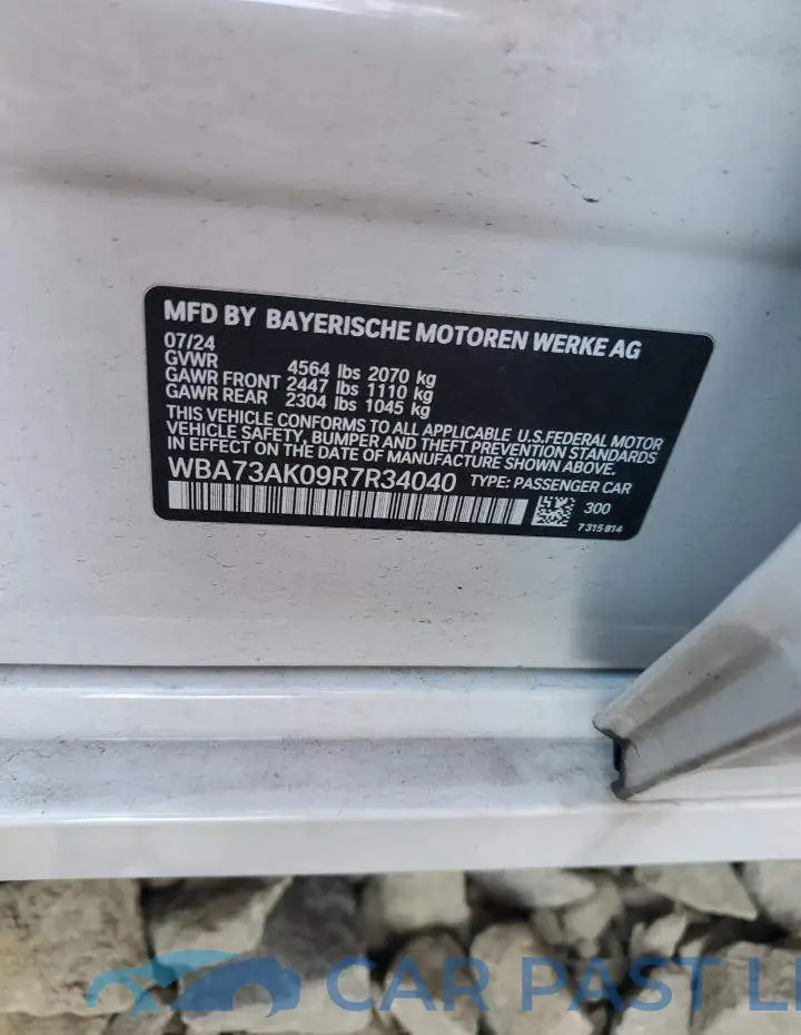 WBA73AK09R7R34040# 12