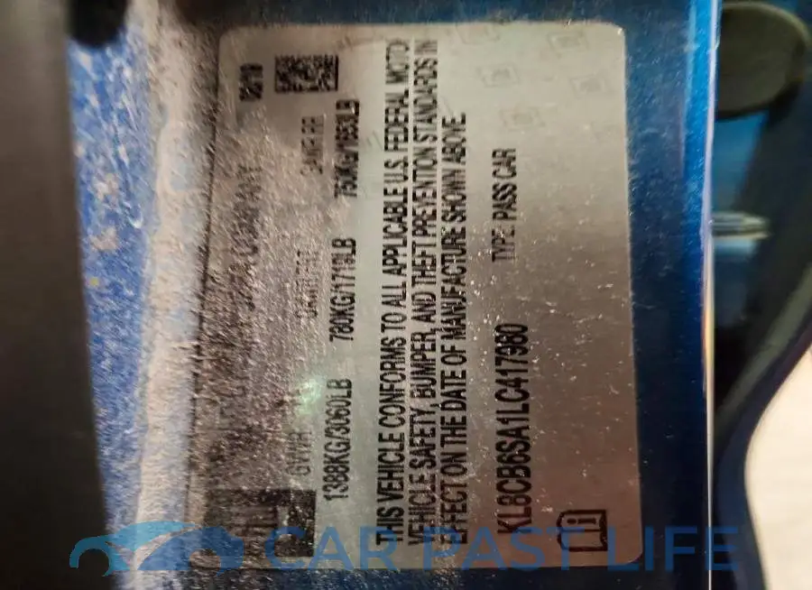 KL8CB6SA1LC417980# 14