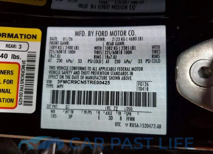 3FMCR9CN5TRE00425# 13