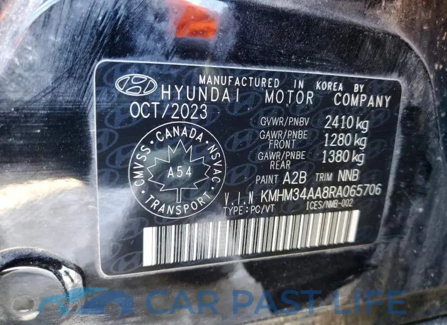 KMHM34AA8RA065706# 12