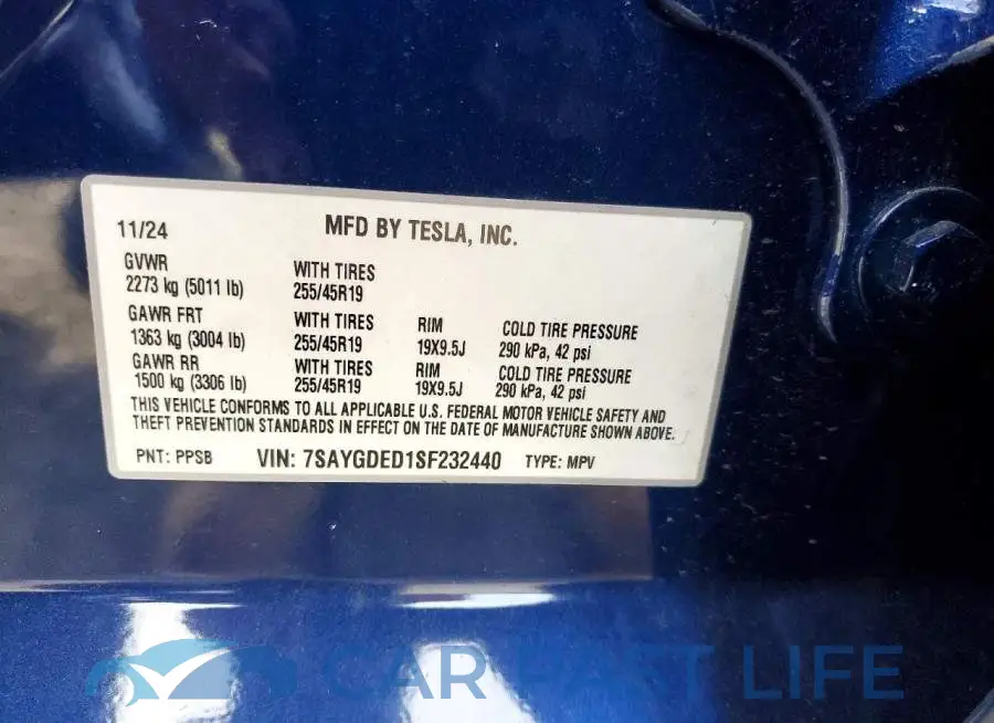 7SAYGDED1SF232440# 14