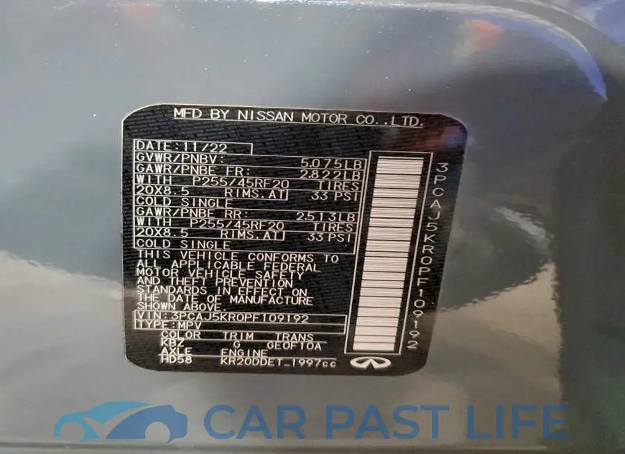 3PCAJ5KR0PF109192# 13