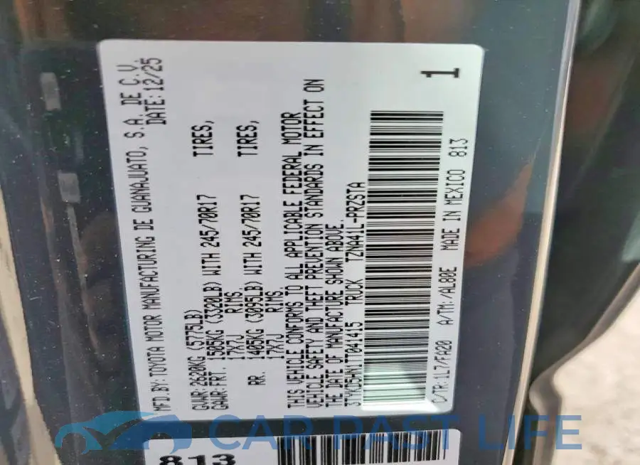 3TYKD5HN1TT041415# 12