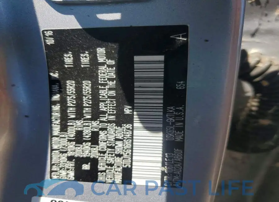 5TDJY5G16HS148736# 13