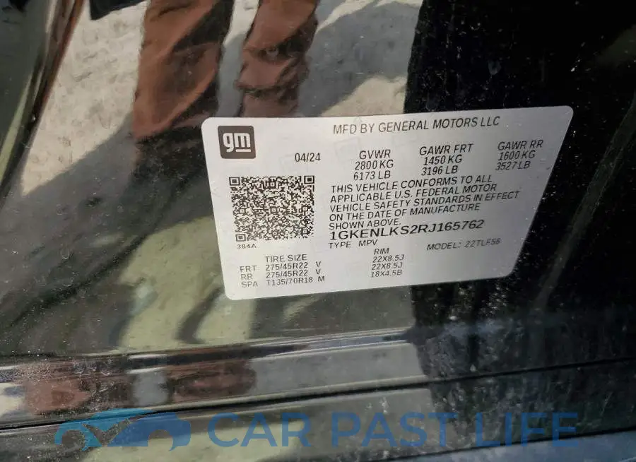 1GKENLKS2RJ165762# 13