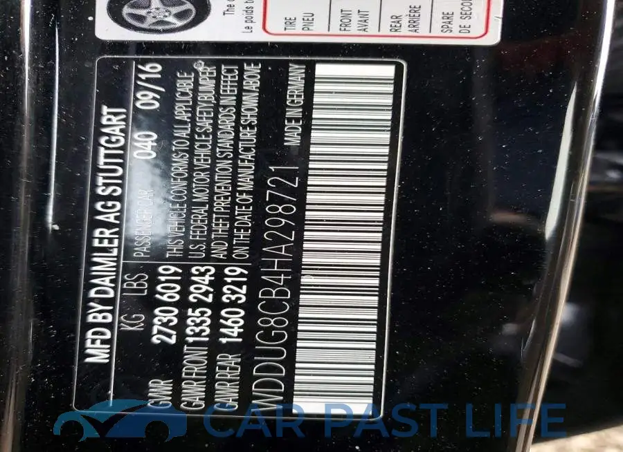 WDDUG8CB4HA298721# 12