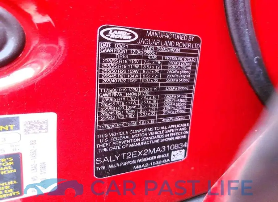 SALYT2EX2MA310834# 14