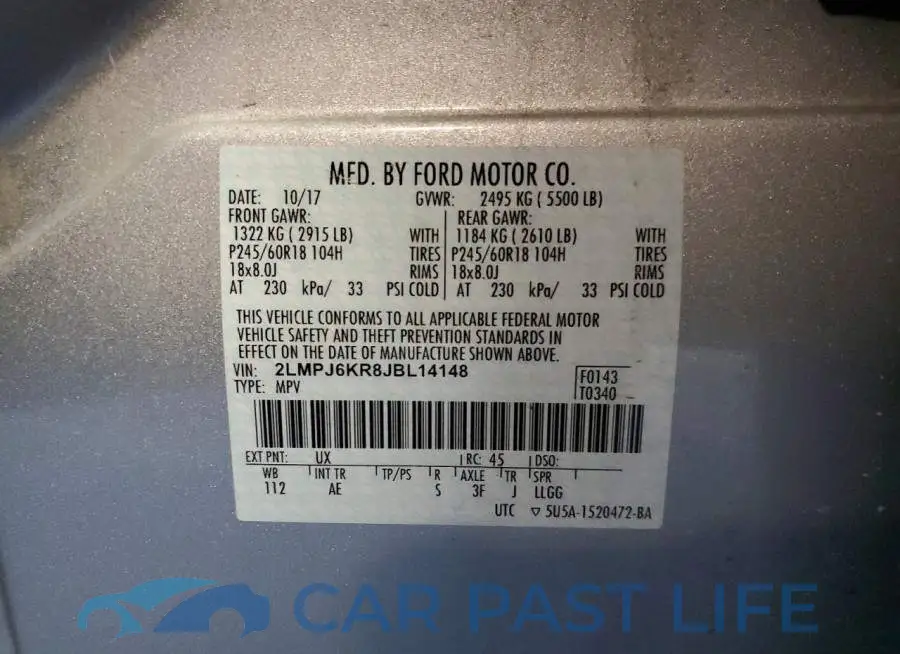 2LMPJ6KR8JBL14148# 13