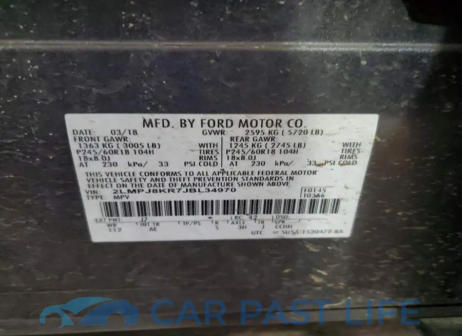 2LMPJ8KR7JBL34970# 12