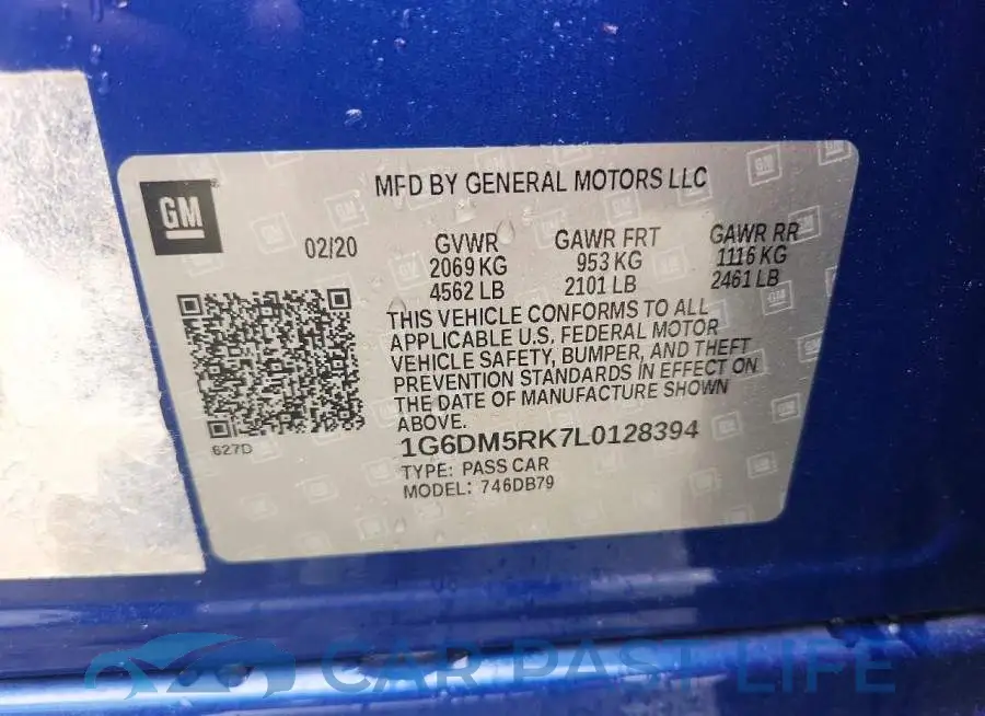 1G6DM5RK7L0128394# 12