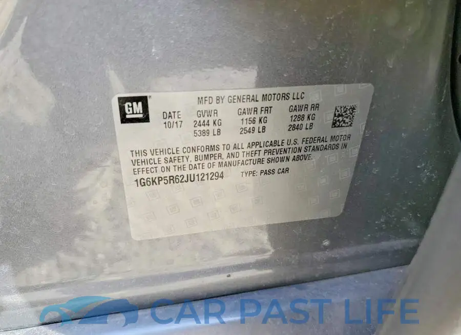 1G6KP5R62JU121294# 13