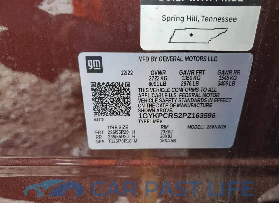 1GYKPCRS2PZ163596# 13