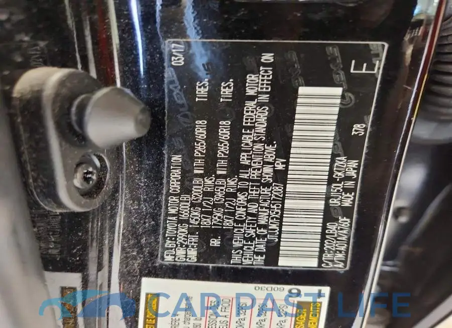 JTJJM7FX5H5172087# 13
