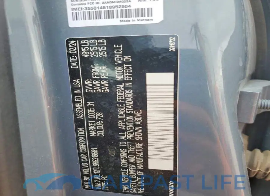 7JRL12FL9RG318681# 13